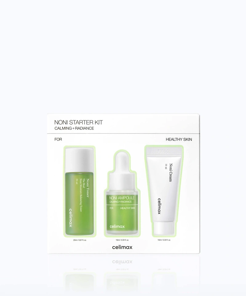 celimax Noni Starter Kit Calming + Radiance, Kit de 3 productos